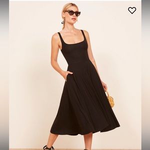 Reformation Rue Dress - Large - Black